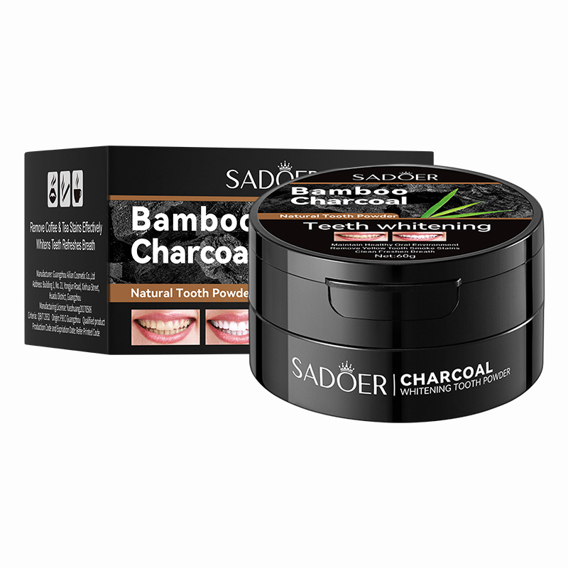 Teeth Whitening Charcoal - Poudre de blanchiment des dents, charbon