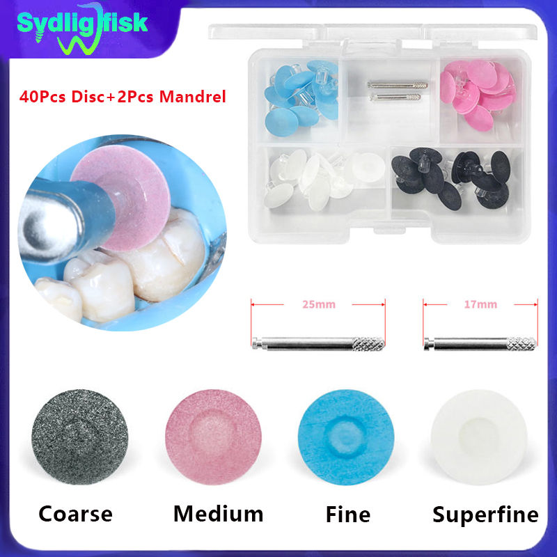 Teeth Whitening Kit Professional - 40 disques de polissage dentaire pour