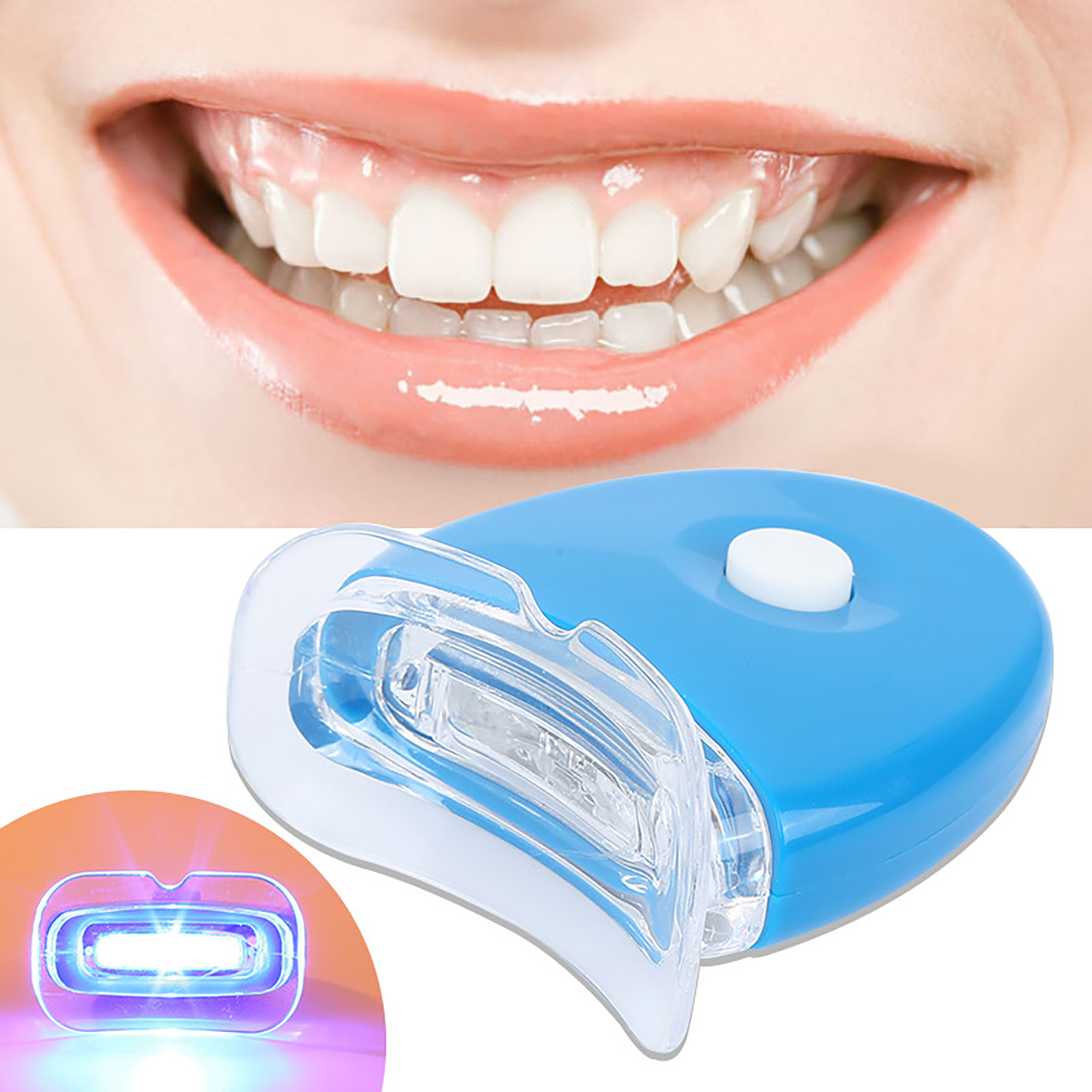 Teeth Whitening Video - Accélérateur de blanchiment des dents, lumière