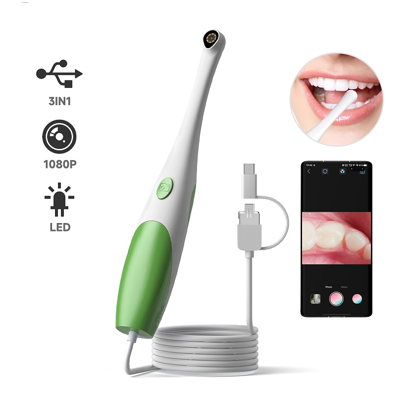 Teeth Whitening Video - Caméra buccale visuelle TYPE-C 3-en-1 USB