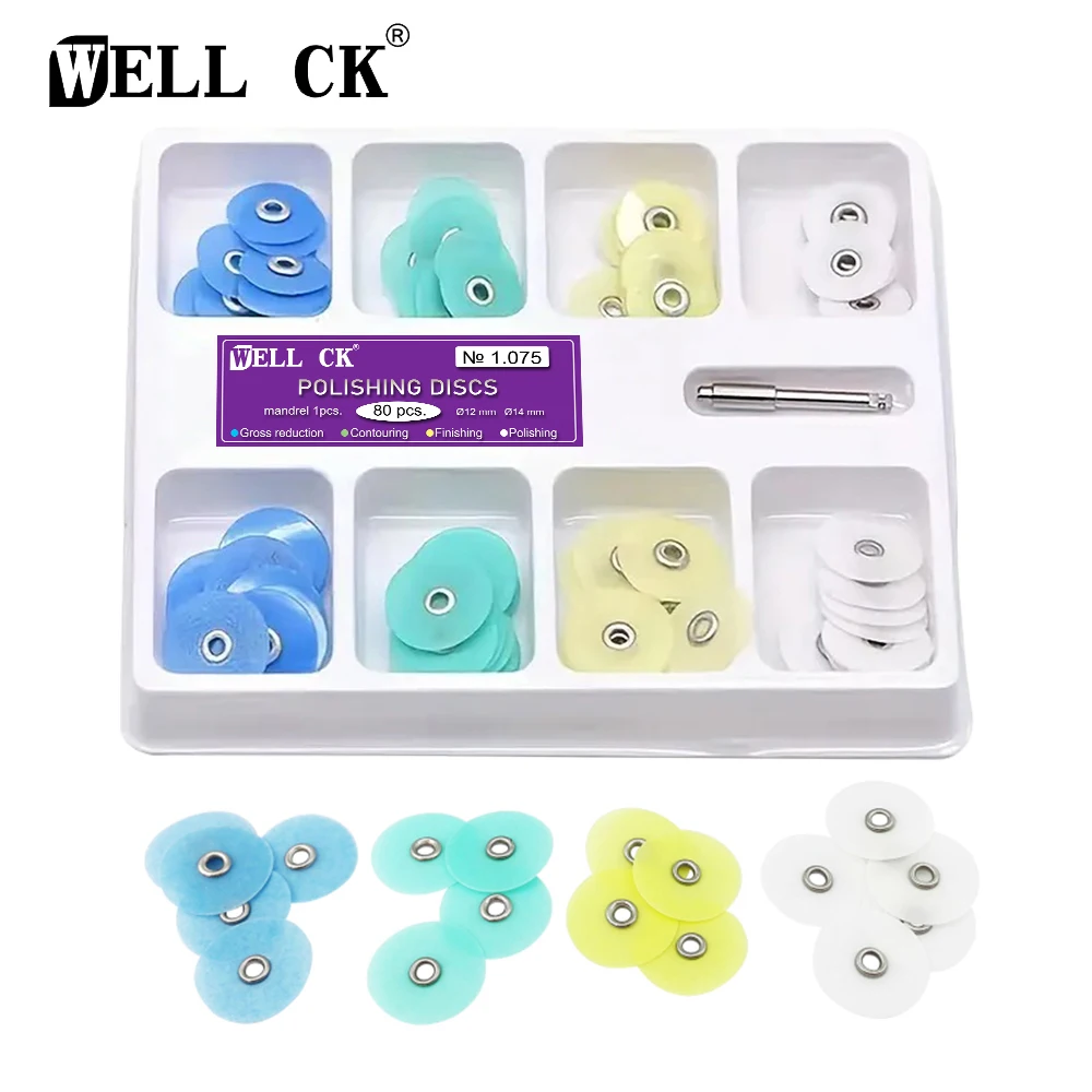 Teeth Whitening Kit Professional - WELLCK disques de polissage dentaire réduction