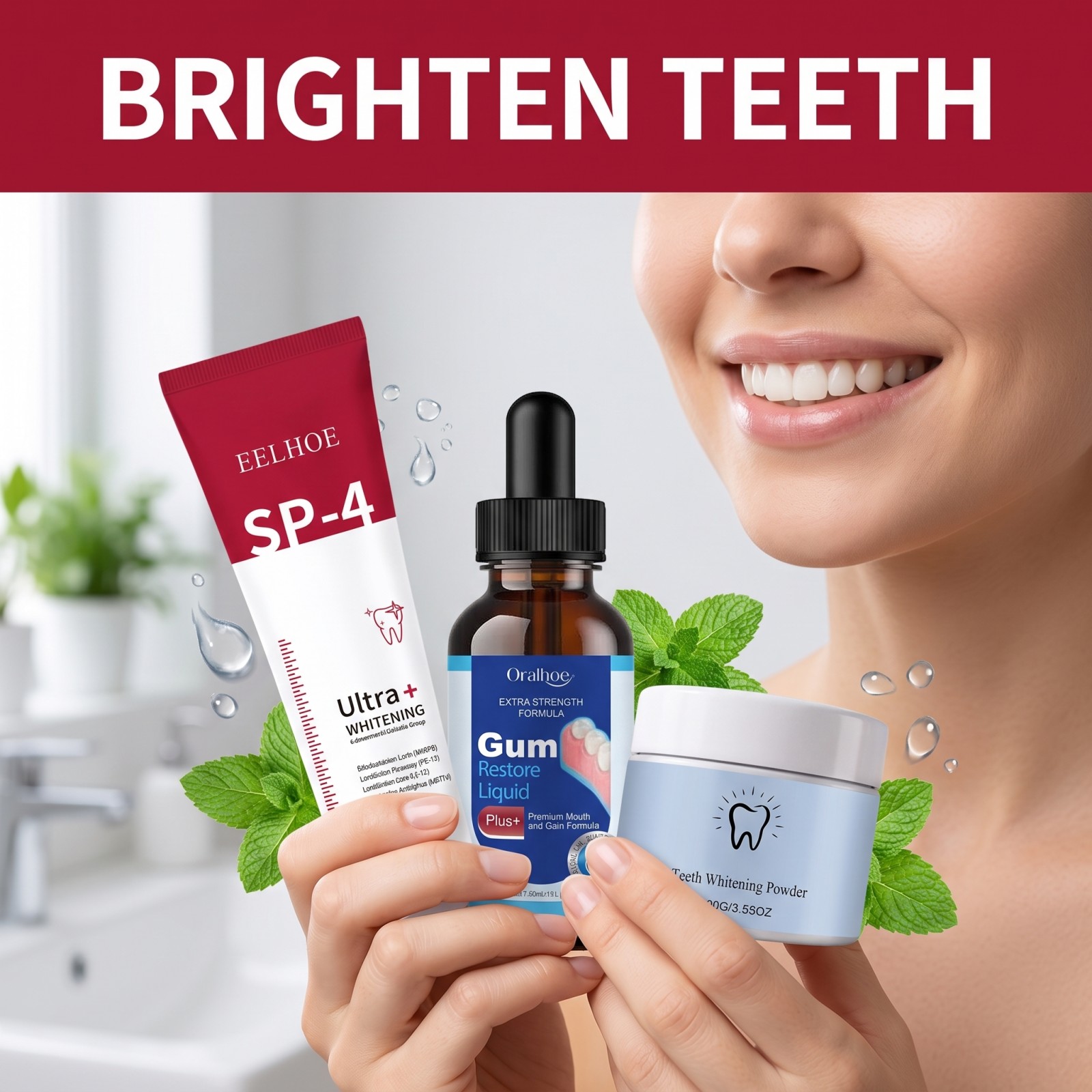 Kit de Soins Bucco-Dentaires C - Teeth Whitening Powder avis et prix