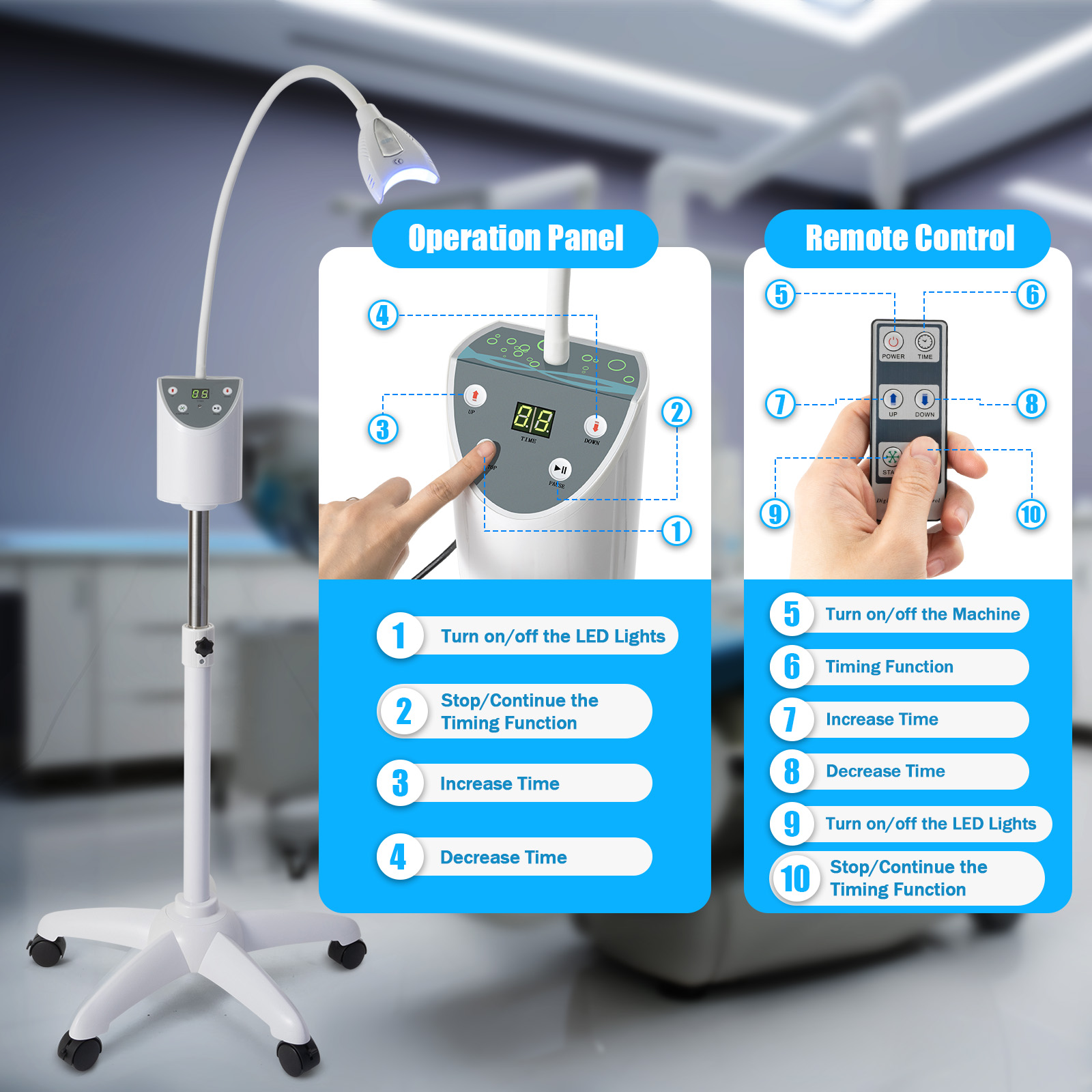 Machine professionnelle de bla - Teeth Whitening Video avis et prix