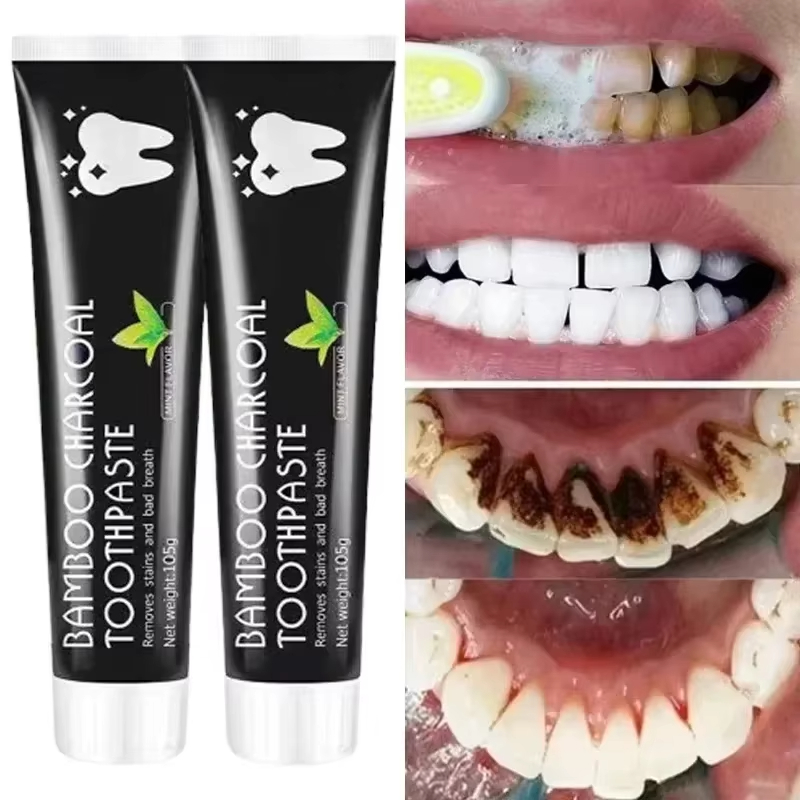Dentifrice blanchissant au cha - Teeth Whitening Charcoal avis et prix