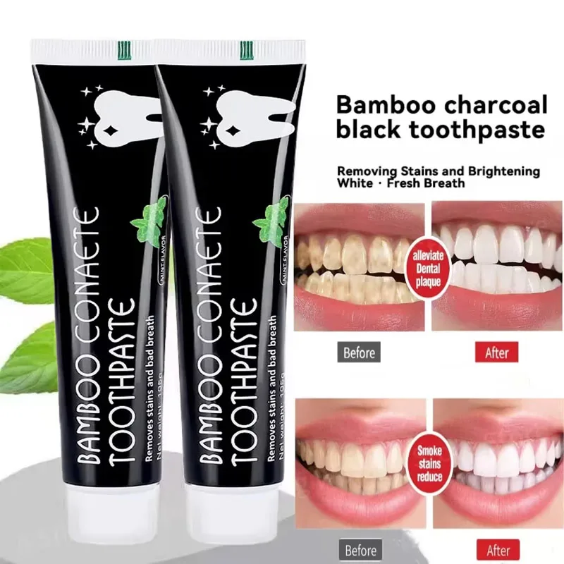 Dentifrice blanchissant au cha - Teeth Whitening Charcoal avis et prix