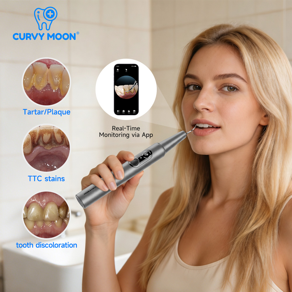 CURVY MOON Nettoyeur dentaire  - Teeth Whitening Kit Professional avis et prix
