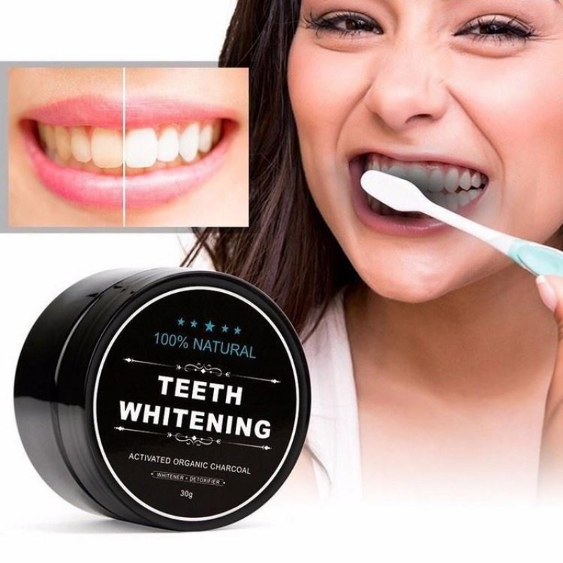 1 boîte de poudre de blanchime - Teeth Whitening Charcoal avis et prix