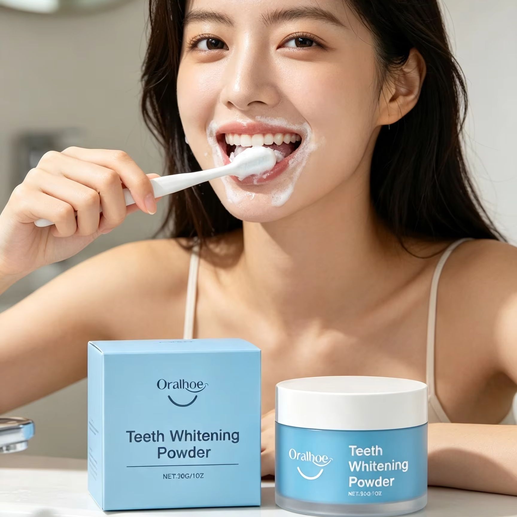 Poudre dentaire Oralhoe pour l - Teeth Whitening Powder avis et prix