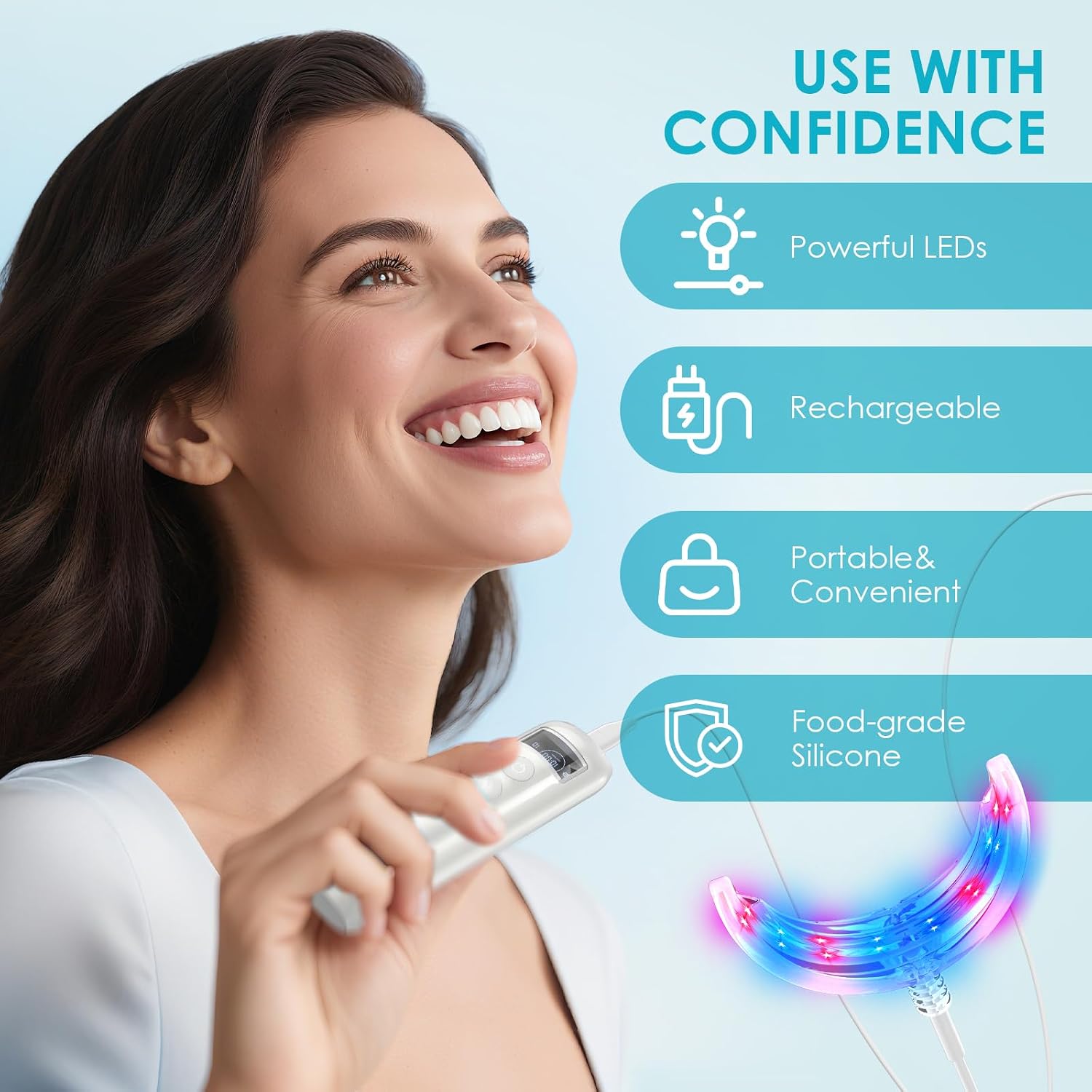 Accélérateur de blanchiment de - Teeth Whitening Kit With Light avis et prix